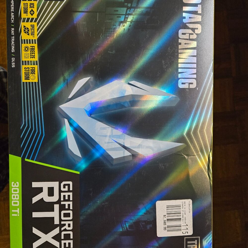 NEW ZOTAC Trinity OC Gaming GeForce RTX 3080 Ti 12GB Graphic Card